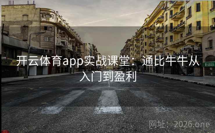 开云体育app实战课堂：通比牛牛从入门到盈利
