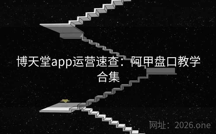 博天堂app运营速查：阿甲盘口教学合集